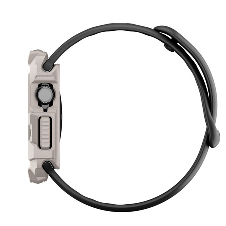 Etui do Apple Watch 10 11 42 mm Spigen Armor Oryginalna Obudowa Beżowa Case