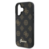 Guess Peony Script MagSafe - Etui iPhone 16 Plus (czarny)