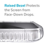 Speck Presidio Perfect-Clear with Grips - Coque pour iPhone 13 avec revêtement MICROBAN (transparent)