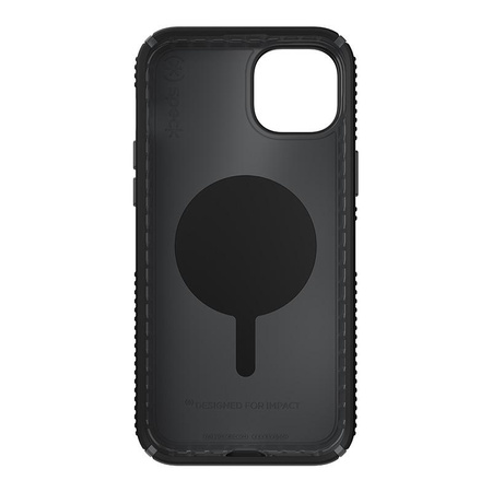 Speck Presidio2 Grip Magsafe - Coque iPhone 15 Plus / iPhone 14 Plus (Noir / Gris ardoise / Blanc)