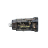 WEKOME WP-C40 Vanguard Series - Chargeur de voiture 2 x USB-A Fast Charging 15W (Noir / Transparent)
