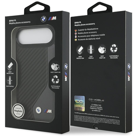 BMW M Carbon Logo MagSafe – Kryt iPhone Air (antracit)