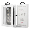 Guess Double Layer Glitter Case Peony G - pouzdro pro iPhone SE 2020 / 8 / 7 (černé)