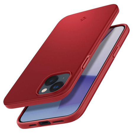 Spigen Thin Fit - tok iPhone 14 készülékhez (piros)