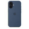 Apple Silikonhülle - Silikonhülle mit MagSafe für iPhone 16 (Denim)
