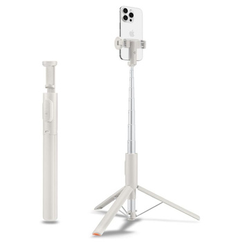 Spigen S541W Bluetooth Selfie Stick Tripod - Smartphone tripod / selfie stick holder (Dune Beige)