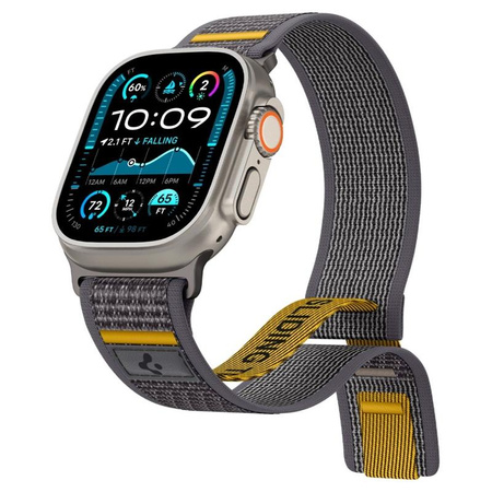Spigen Athlex Air - Bracelet pour Apple Watch 44/45/46/49 mm (Active Gray)
