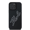 Karl Lagerfeld 3D gumi Bicolor Signature - iPhone 16 Pro Max tok (fekete)