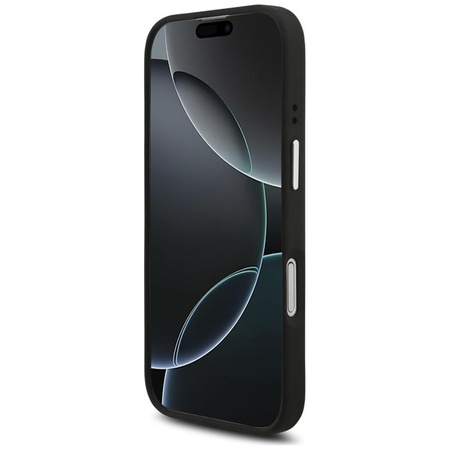 ETUI DO IPHONE 17 GUESS CZARNE ORYGINALNE SKÓRZANE ELEGANCKIE CASE
