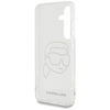 Karl Lagerfeld Rhinestones Karl Head Logo - Samsung Galaxy S25 Case (Transparent)