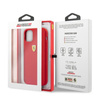 FERRARI On Track Silicone - Coque iPhone 12 / iPhone 12 Pro (rouge)
