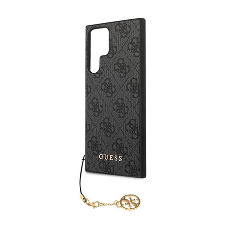 Guess 4G Charms Kollektion - Samsung Galaxy S24 Ultra Tasche (schwarz)