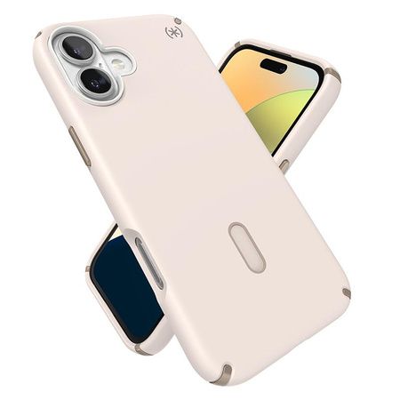 Speck Presidio2 Pro ClickLock & MagSafe - Coque pour iPhone 16 Plus (Bleached Bone / Heirloom Gold / Hazel Brown)