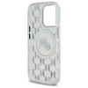 Karl Lagerfeld IML Monogramm Karl & Choupette Head MagSafe - iPhone 16 Pro Tasche (Transparent)