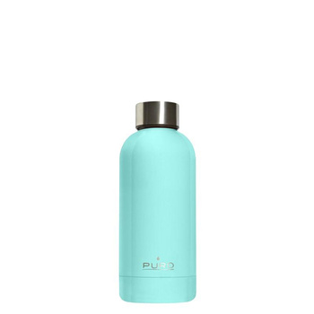 Puro Hot&Cold - Bouteille thermique en acier inoxydable 350 ml (Bleu clair)