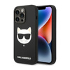Karl Lagerfeld Choupette Head MagSafe Silicone - Etui iPhone 14 Pro Max (czarny)