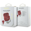Guess Glossy Effect Printed Classic Logo & Charm – TWS Bluetooth-Kopfhörer + Ladecase (Rot)