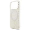 Guess IML Flowers Electro Pearl Strap MagSafe - Case iPhone 17 Pro (white)