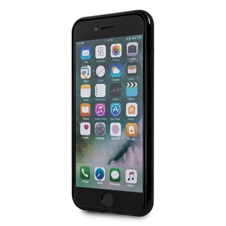 Guess Marble - Pouzdro pro iPhone SE 2020 / 8 / 7 (černé)