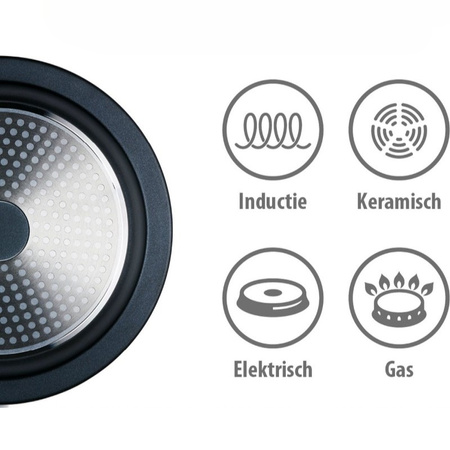 Alpina - Naczynie do duszenia Tajine z ceramiczną pokrywą stożkową 30x25 cm 2,5 L