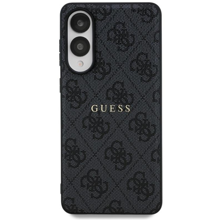 Guess 4G Ring Classic Logo MagSafe - Hülle Samsung Galaxy S25 Edge (schwarz)
