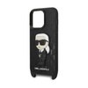 Karl Lagerfeld NFT Monogram Ikonik Patch - Hülle für iPhone 14 Pro (Schwarz)
