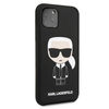 Karl Lagerfeld Fullbody Silikon Iconic - iPhone 11 Pro Tasche (Schwarz)