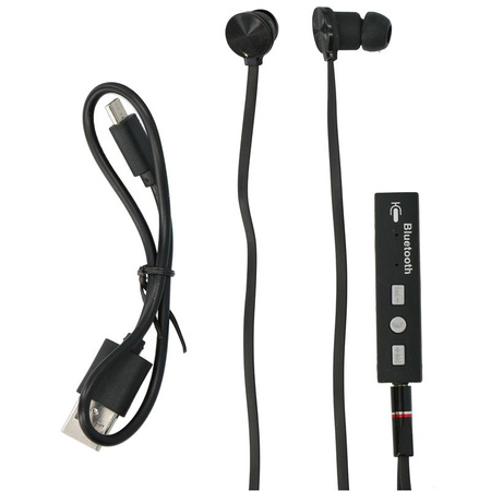 Grundig - In-Ear-Kopfhörer mit Bluetooth-Adapter (schwarz)