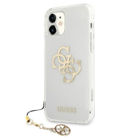 Guess 4G Big Logo Charm - iPhone 11 tok (arany charmok)