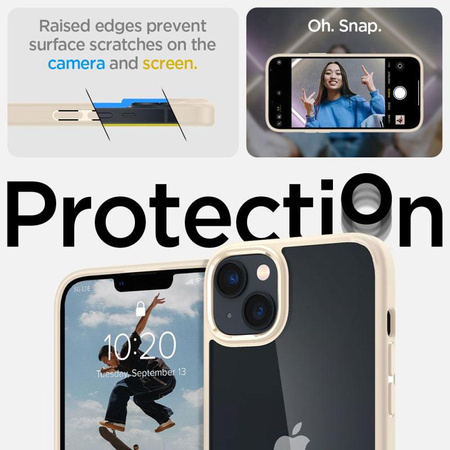 Spigen Ulra Hybrid - Hülle für iPhone 14 Plus (Beige)