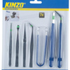 Kinzo - Set de pincettes de précision 7 pcs