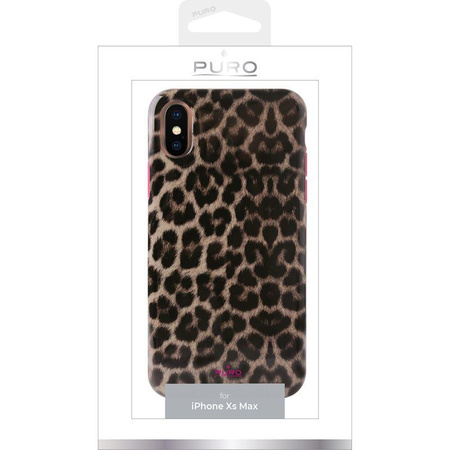 PURO Glam Leopard Cover – kryt pro iPhone Xs Max (Leo 2)