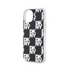 DKNY IML Checkered Mono Pattern - Case for iPhone 15 / 14 / 13 (Black)