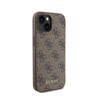 Guess 4G Metal Gold Logo - Coque iPhone 15 (marron)