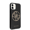 Guess Circle Glitter 4G - iPhone 11 tok (fekete)