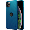 Nillkin Super Frosted Shield - Coque Apple iPhone 11 Pro avec découpe logo (Peacock Blue)