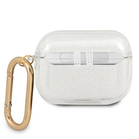 Barevné třpytky Guess - pouzdro pro Airpods Pro (průhledné)