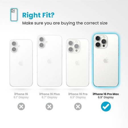 Speck Presidio2 Pro ClickLock & MagSafe - iPhone 16 Pro Max Case (Coastal Blue / Dust Gray / White)