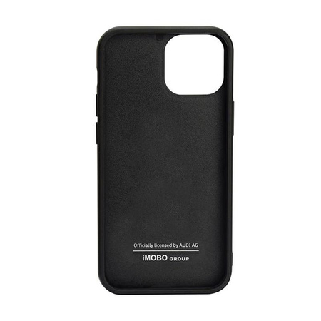 Audi Carbon Fiber - Tasche für iPhone 13 Pro Max (Schwarz)