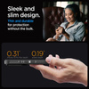 Spigen Optik Armor Mag Mag MagSafe - tok iPhone 15 Pro Max készülékhez (fekete)