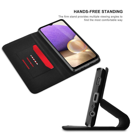 ZIZO WALLET Serie - Samsung Galaxy A32 5G Klapptasche (schwarz)