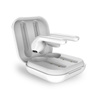 PURO SLIM POD TWS 5.0 - Bluetooth V5.0 Wireless Headphones with Charging Case, IPX5 Waterproof (White)