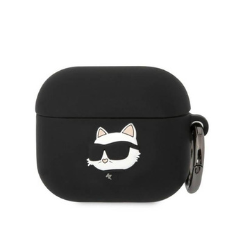 Karl Lagerfeld Silicone NFT Choupette Head 3D - AirPods 3 Gehäuse (schwarz)
