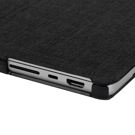 Incase Textured Hardshell in Woolenex - Fabric Case for MacBook Pro 14" (2023-2021) (Graphite)