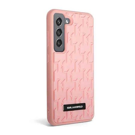 Karl Lagerfeld Monogram 3D Pattern - Etui Samsung Galaxy S23 (różowy)