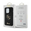Guess Glitter Script Big 4G - Etui iPhone 15 Pro Max (czarny)