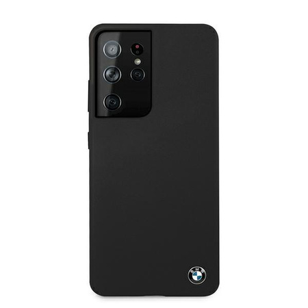 BMW Hardcase Silicone Signature Logo - Samsung Galaxy S21 Ultra Case (black)