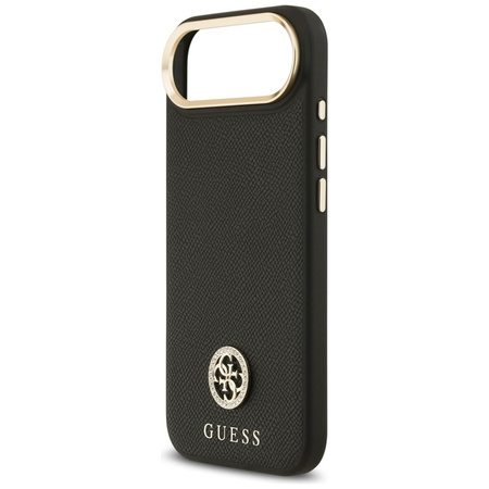 Guess Grained Strass Logo MagSafe - Case iPhone Air (black)