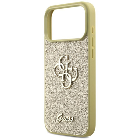 Guess Fixed Glitter Big 4G - Case for iPhone 17 Pro Max (gold)