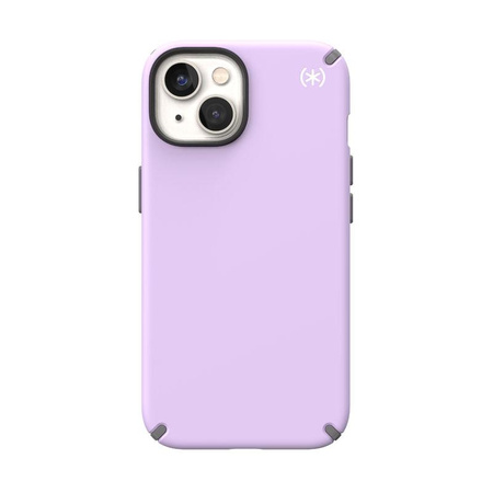 Speck Presidio2 Pro - Antibakteriális iPhone 14 / iPhone 13 tok (tavaszi lila / felhőszürke / fehér)